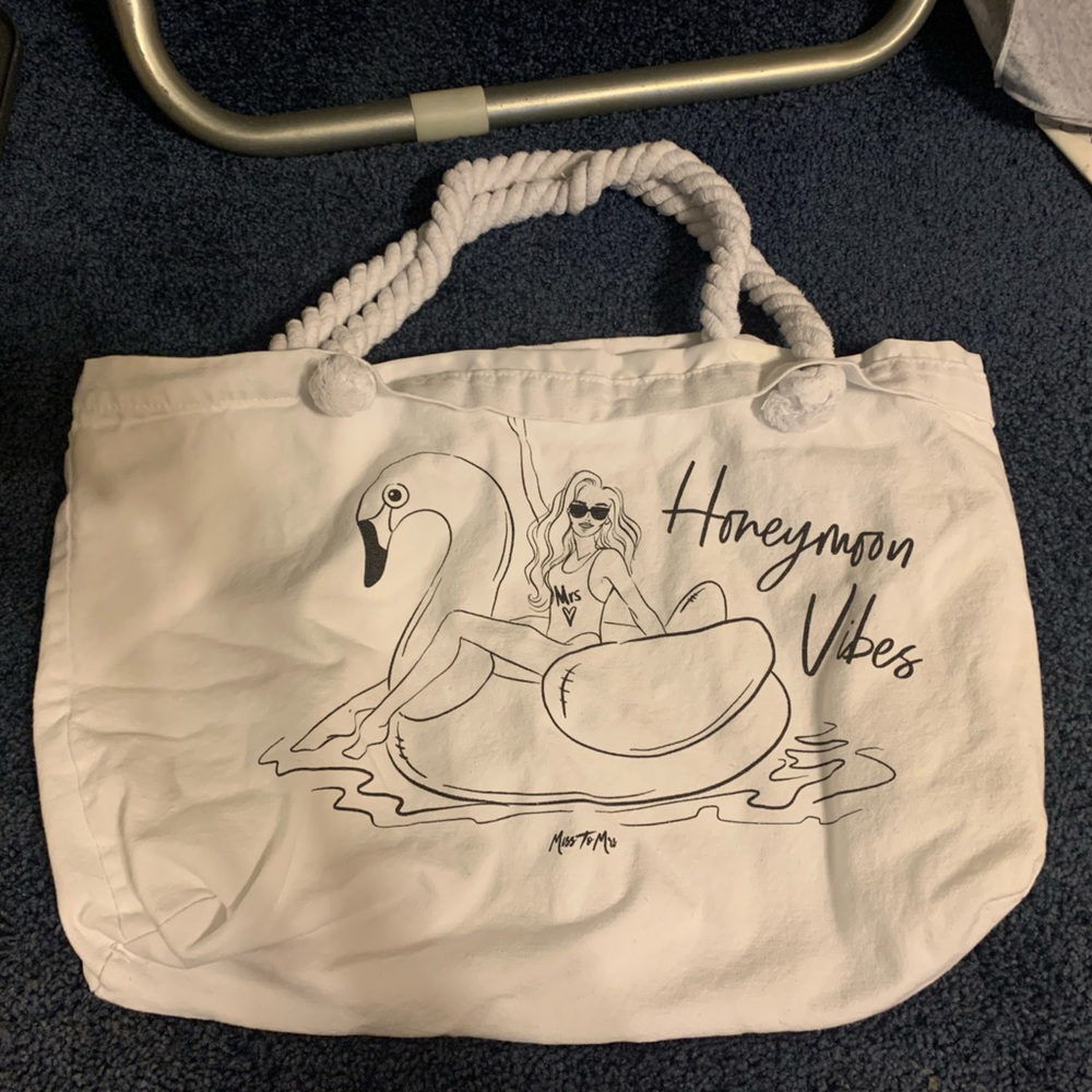 Miss to Mrs bride honeymoon bag
